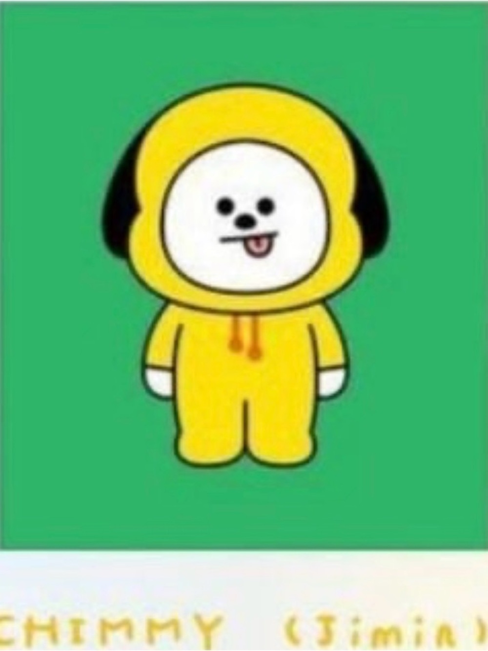 BTS BT21 Mini Canvas Tote Bag - CHIMMY (Jimin) - Picture 3 of 3
